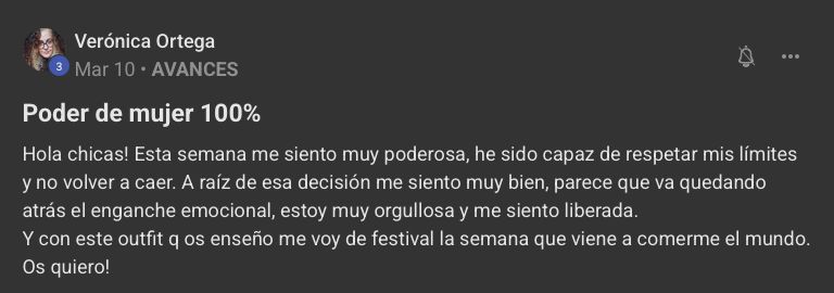 Testimonio Verónica Ortega — Poder de mujer 100%