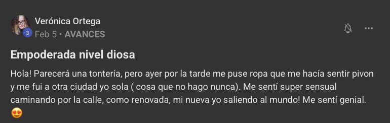 Testimonio Verónica Ortega — Empoderada nivel diosa